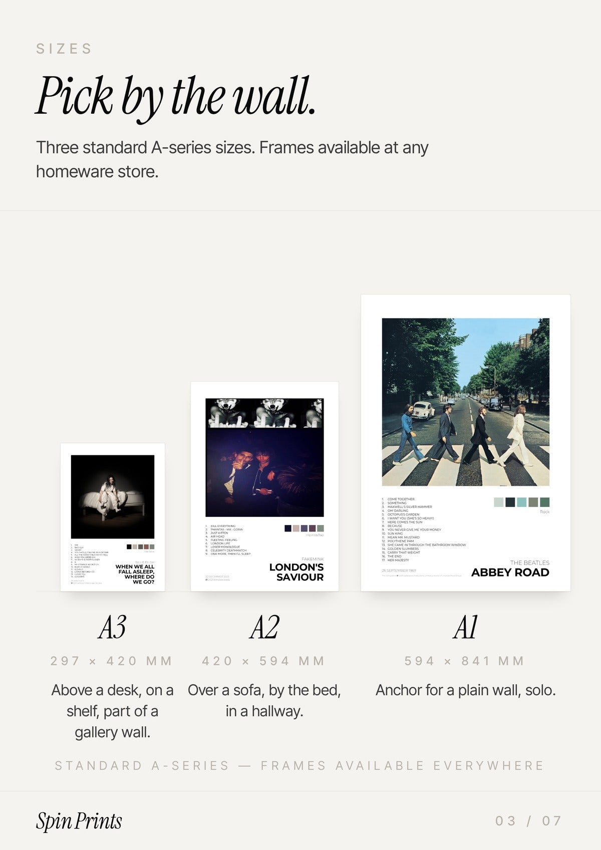 Custom Album Poster