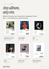 Custom Album Poster